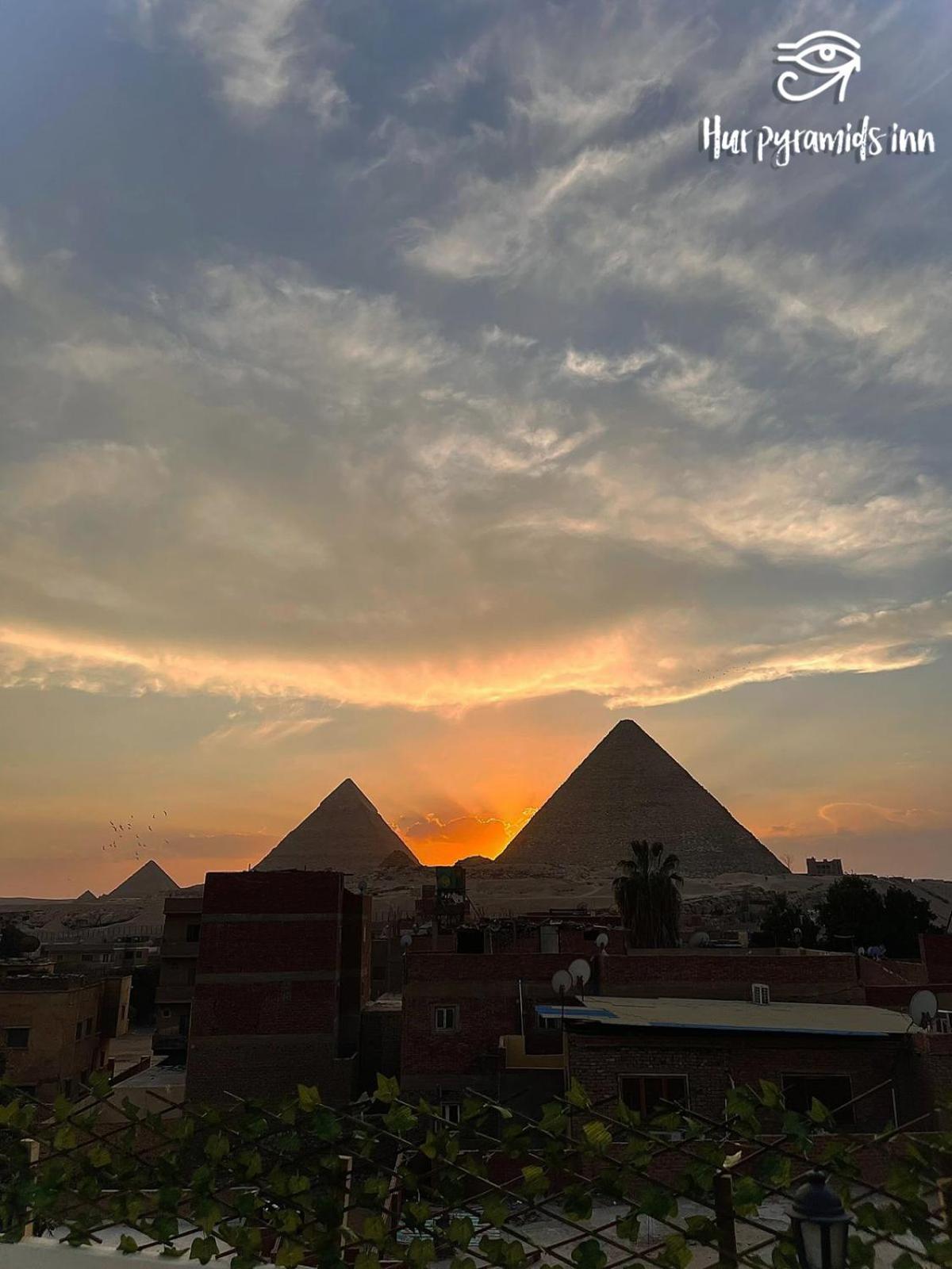 Hur Pyramids Land Inn Kafret el-Gabal エクステリア 写真