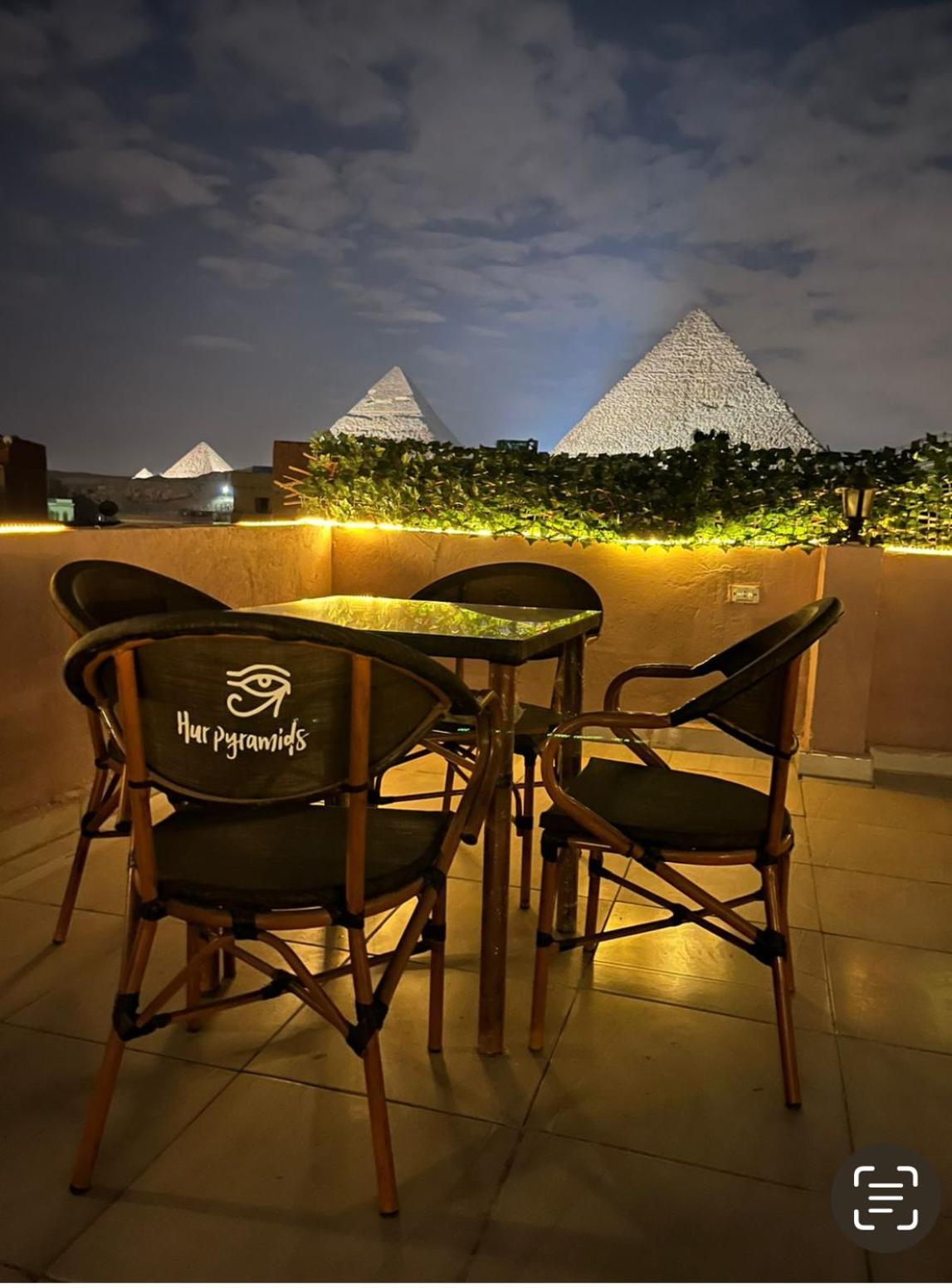 Hur Pyramids Land Inn Kafret el-Gabal エクステリア 写真