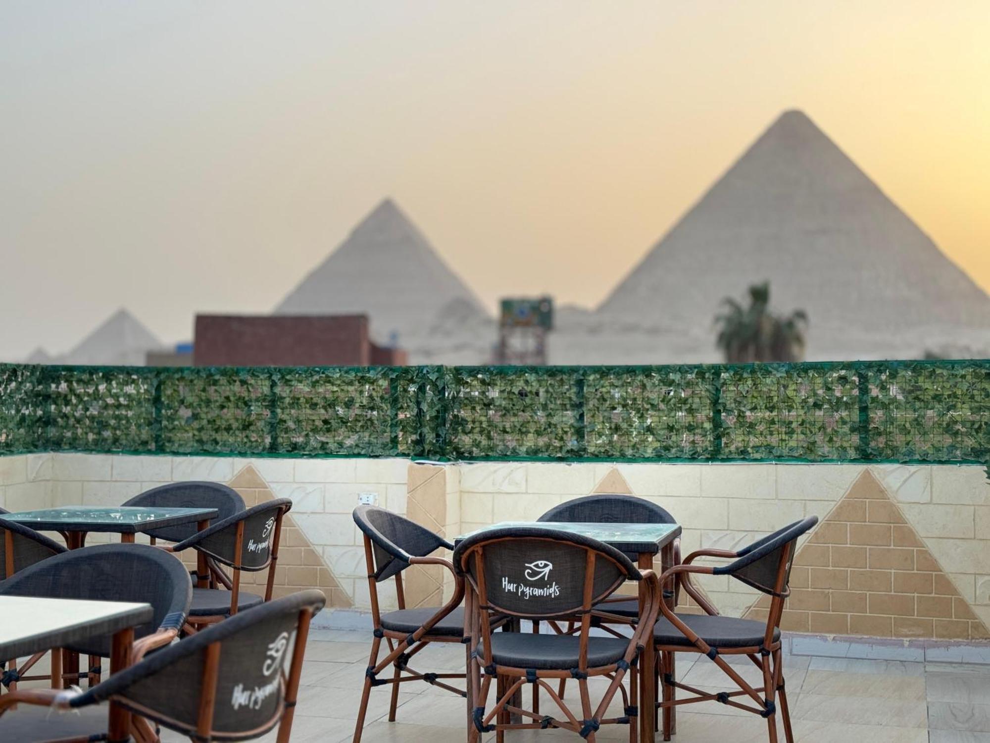 Hur Pyramids Land Inn Kafret el-Gabal エクステリア 写真